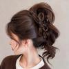 Vintage Leopard Print Bow Shark Clip Hair Clipper for Women New Edition Bangs Claws Clip High-End Winter Hair Accessories