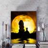 Disney 5D DIY Diamond Painting Decorations Mufasa Simba Silhouette Theme Art Painting Diamond Embroidery Rhinestone Cross Stitch Set Handmade
