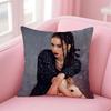 Popular Fashionable Chinese Singer JJolin Tsai Cushion Cover Pillow Case Soft Friendly Fabric  Concealed Zipper