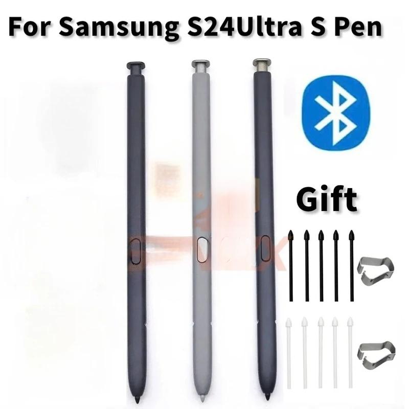 Оригинальный стилус для Samsung Galaxy S24 Ultra Сенсорный стилус S Pen Карандаш с поддержкой функции Bluetooth Air Command