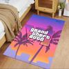 Grand Theft Auto Floor Rug Office Rug Suitable for Balcony Bedrooms Entryway Dormitory Antislip Carpet Anime Office Decor Wedding Party Gift