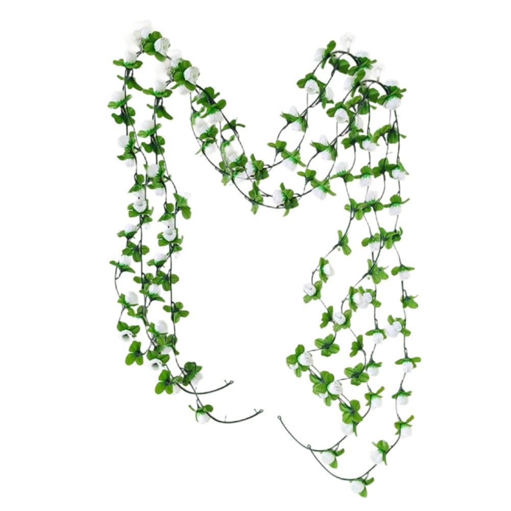 Artificial Silk Rose Vine 230cm Length for Wedding Reception Decor For Home Hall Decoration Hanging Floral Vine