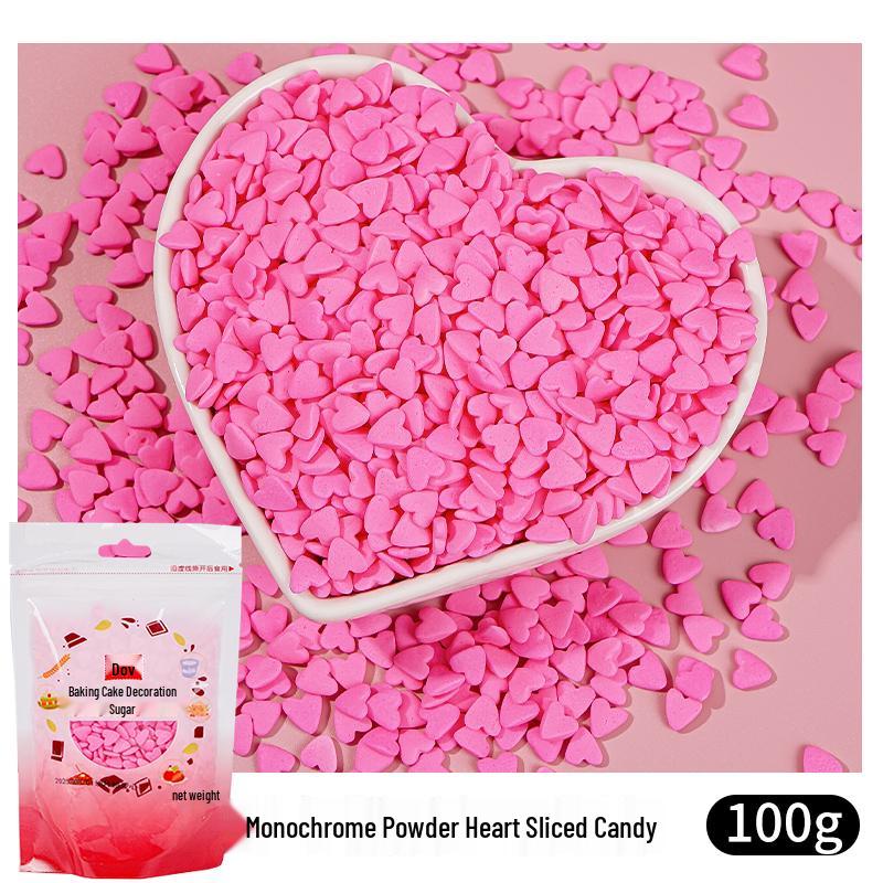 Bunte Zuckerformen: Herzen & Kurven zum Dekorieren von Kuchen, Desserts & Donuts