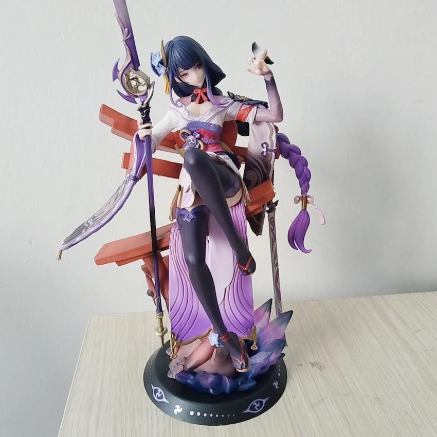 36CM Genshin Impact Beelzebul Raiden Shogun miHoYo GK Figur PVC Action Sammlerstück Anime Figur Modell Puppe für Erwachsene Spielzeug Geschenk