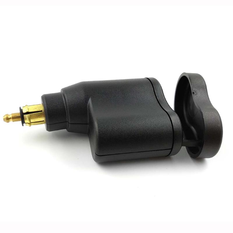 Dual USB Charger DIN Cigarette Lighter Socket for BMW Triumph Hella Motorcycle