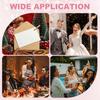 20Pcs/Set Mini Card Envelopes Pearlescent Paper Envelopes Business Greeting Cards Holder with Heart Pattern for Birthday Wedding