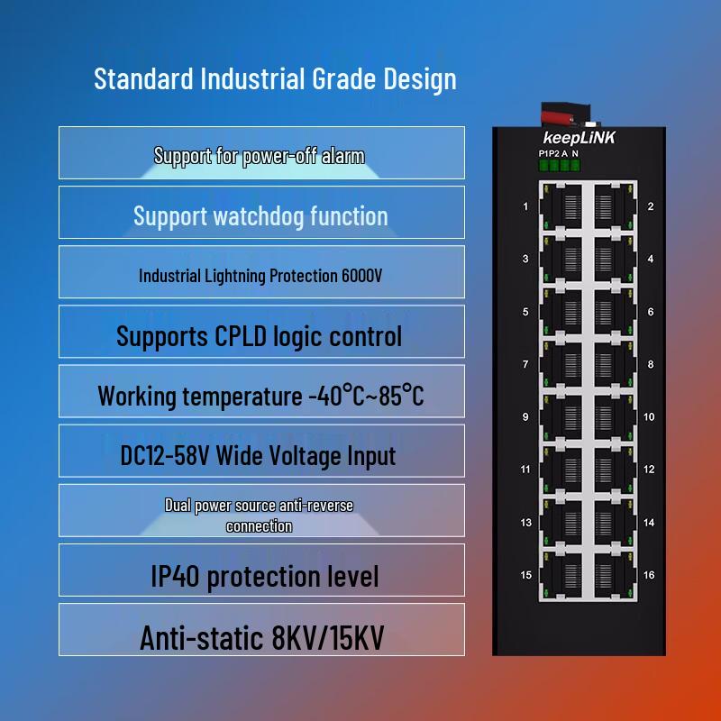 keepLINK KP-9000 Series Industrial Ethernet Switch