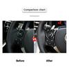 Carbon Fiber Steering Wheel Button Cover Trim For Lexus IS250 IS350 13-17 Type B