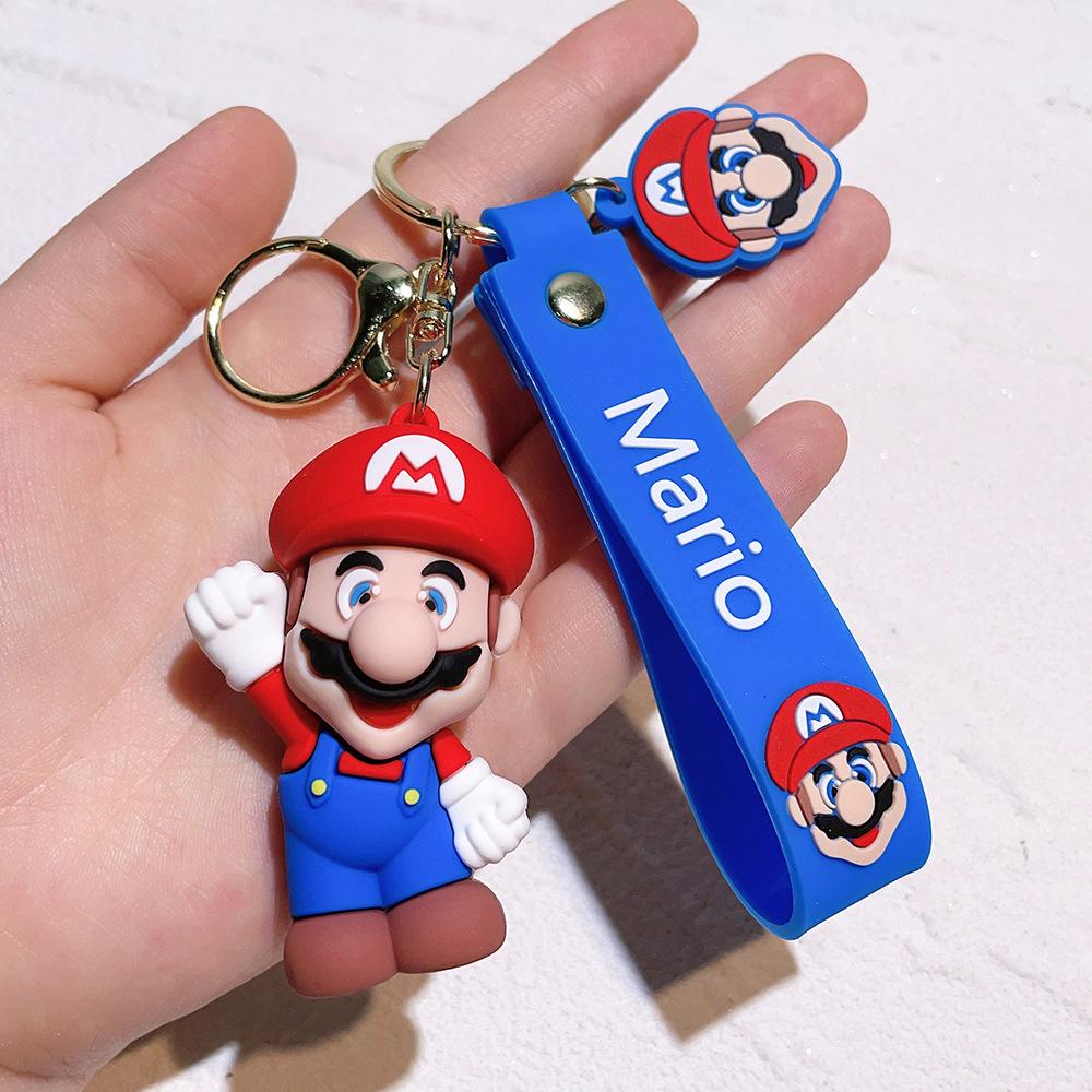 

19 Стилів Аніме Брелок Mario Bros Luigi Toad Bowser Фігурка Дії Модель ПВХ Мультяшна Лялька-Підвіска на Сумку Іграшки Подарунок
