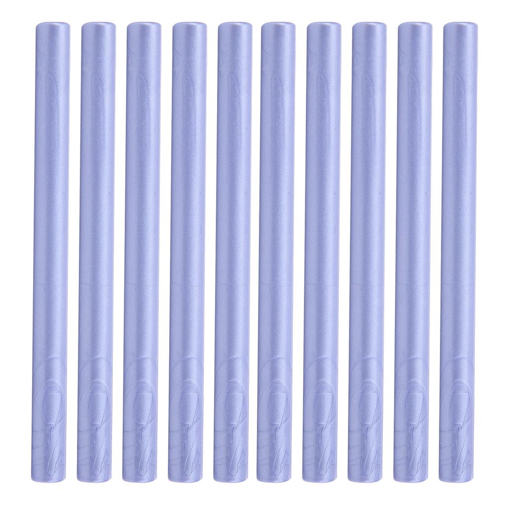 10 ks Pečetní voskové tyčinky Vícebarevné Nástroje pro malé kulaté razítko pro DIY Pozvánky Karty Obálky(Led