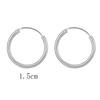 Fashion Simplicity Hoop Earrings for Women Punk Hip-Hop Gold Metal Circle Hoop Party EarringsTrend Jewelry Gift
