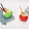 xiaobudian Fruit Shape Pen Holder, Large Capacity Desktop Pencil Organizer, Decorative Stationery Container Box for Home, Office, Classroom