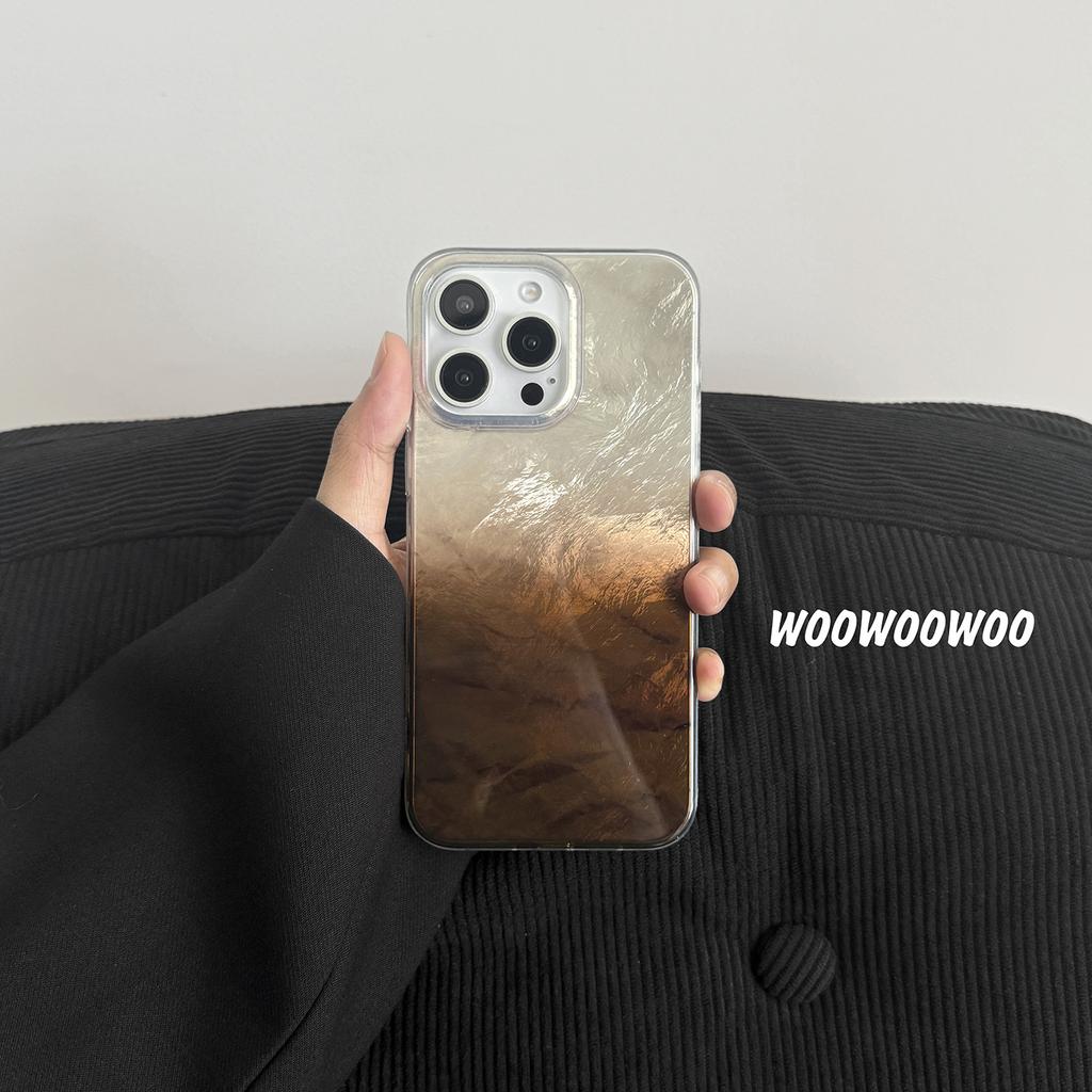 Tin Foil Pattern Simple Applicable To Apple 16promax Phone Case IPhone 15 All Inclusive 14 13 Couples