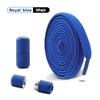Metal Capsule Lock Shoelaces Elastic Laces Sneakers No Tie Shoe Laces Without Ties Kid Adult 0.6cm Flat Shoelace for Shoe 1Pair