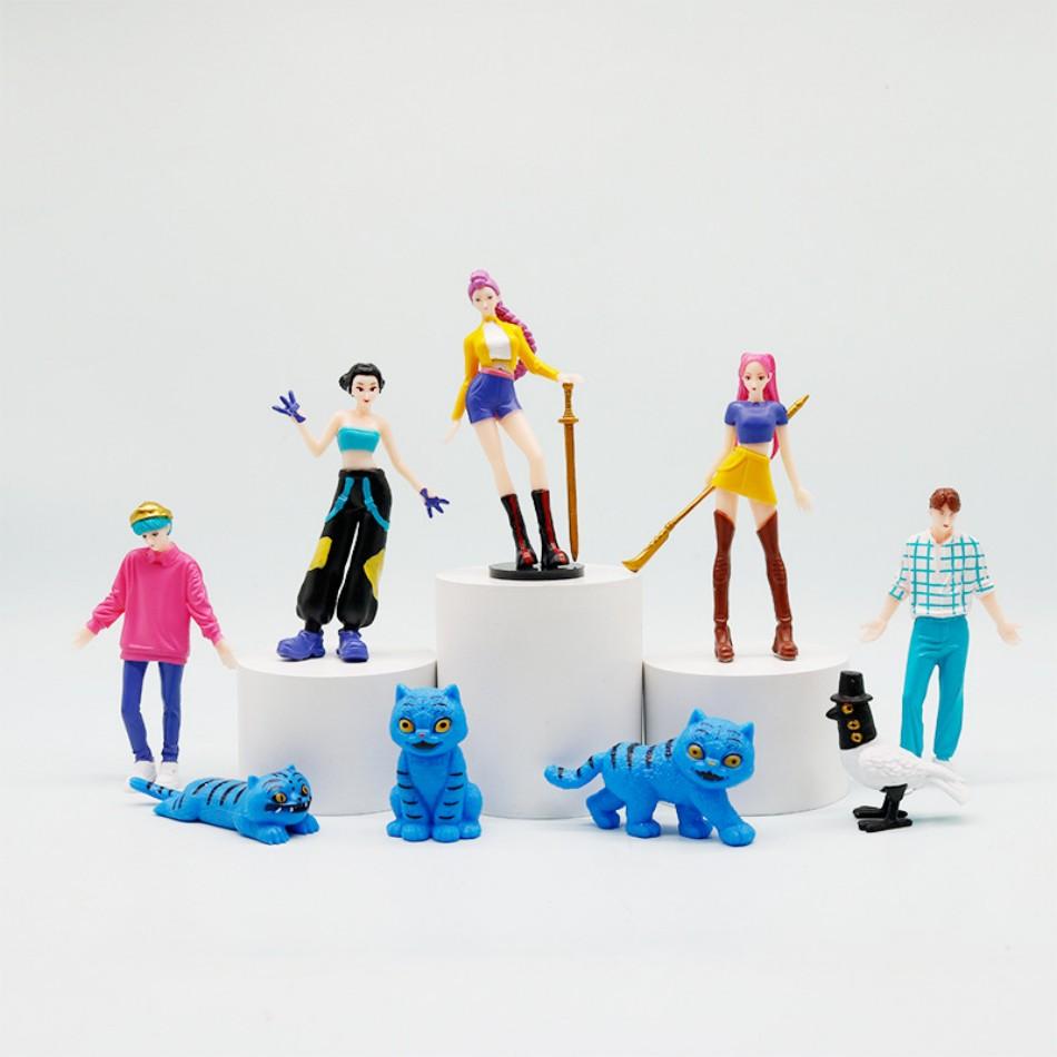 NEW 9-18pcs/set Kpop Demon Hunters Figure Model Toy Cartoon Gaming Peripherals Desk Decoration Collection Figures Model Toy Gift