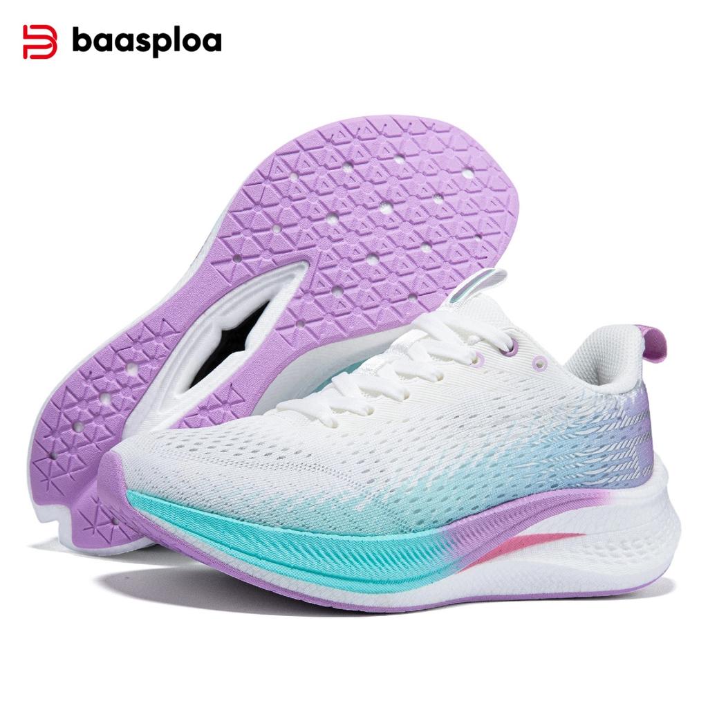 BAASPLOA Women's Running Shoes Professional Training Shoes Non-Slip Shock-Proof Breathable Mesh Surface Women's Outdoor Sports Running Shoes for Women