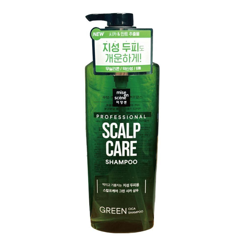 mise en scène XWZDVFSM Scalp Care Green Cica Menthol Shampoo Mildly Acidic 680ml