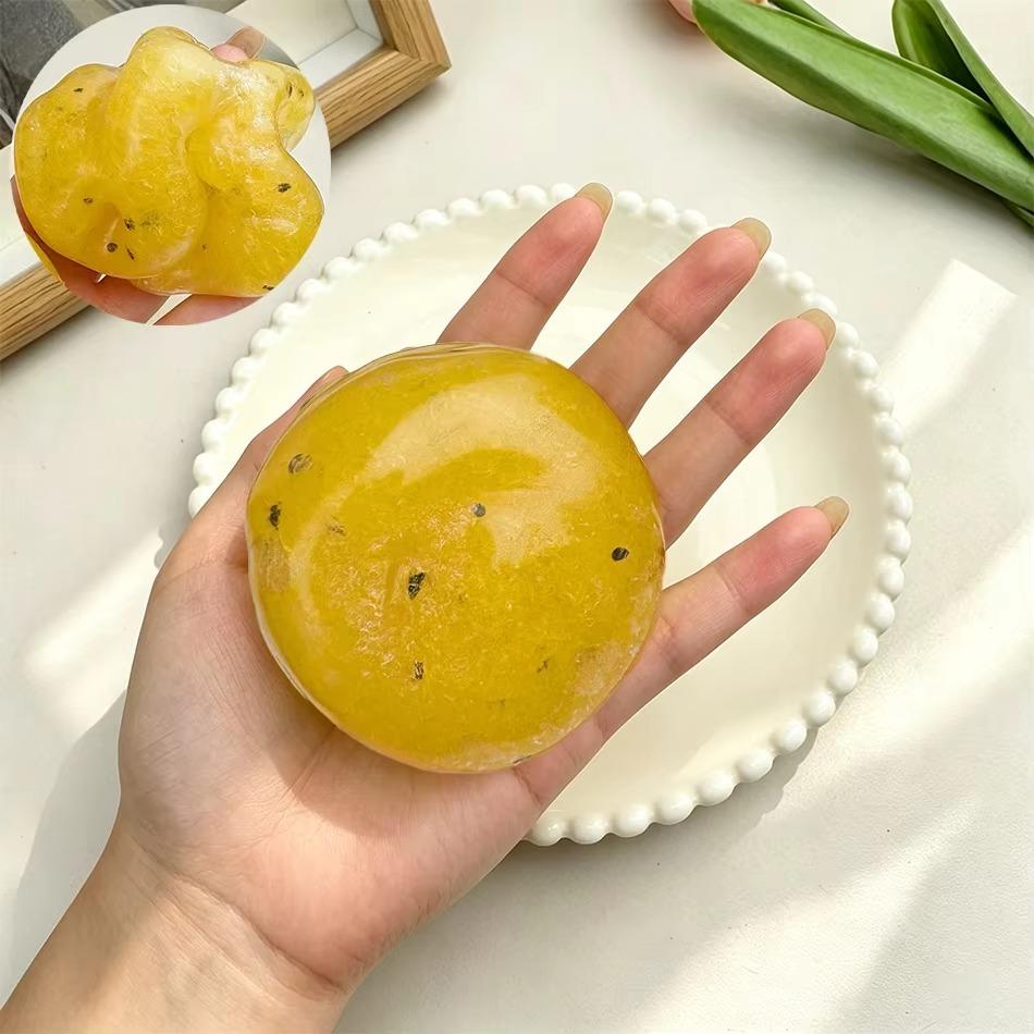 Handmade Kiwi Color Slushy Squishy Toy Soft Slow Rebound Stress Relief Squeeze Toy Realistic Fruit Simulation Model Adult Gift