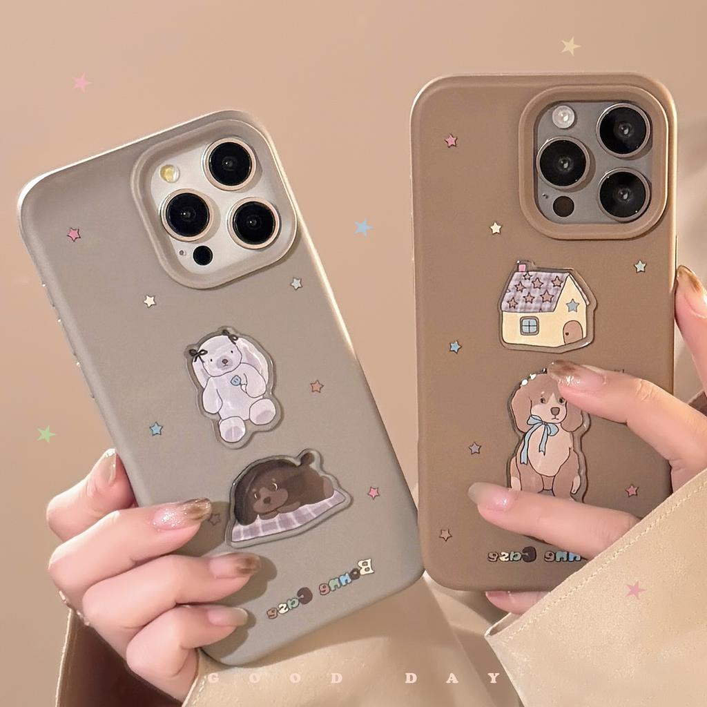 Star Animal 15pro Max Apple 16 Mobile Phone Case IPhone 17 Suitable for 13 Three Dimensional 12 Niche Cartoon