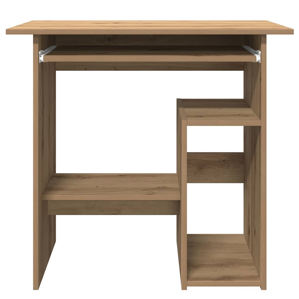 Artisan Oak Desk 80 x 45 x 74 cm Engineered Wood