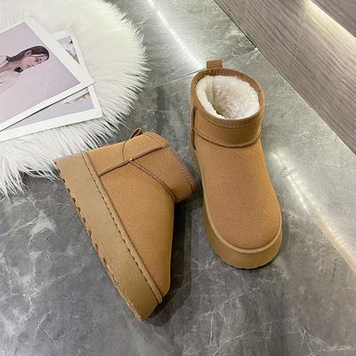 Fashion 2024 New Classic Thickened Fluff Women's Snow Boots Comfortable Warm Ankle Boots Women Winter Ladies Shoes Chunky Botas Mujer