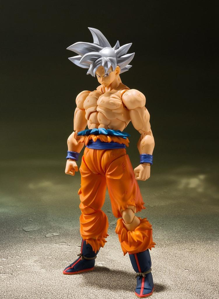 Cute Anime Dragon Ball Super Son Goku Ultra Instinct Ver. PVC Action Figure Manga Statue Collectible Model Kids Toys Doll Gifts