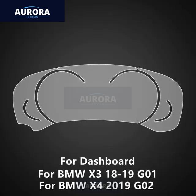 For BMW X3/X4 18-22 G01 G02 Dashboard Transparent TPU Protective Film Anti-scratch Repair Film Accessories Refit