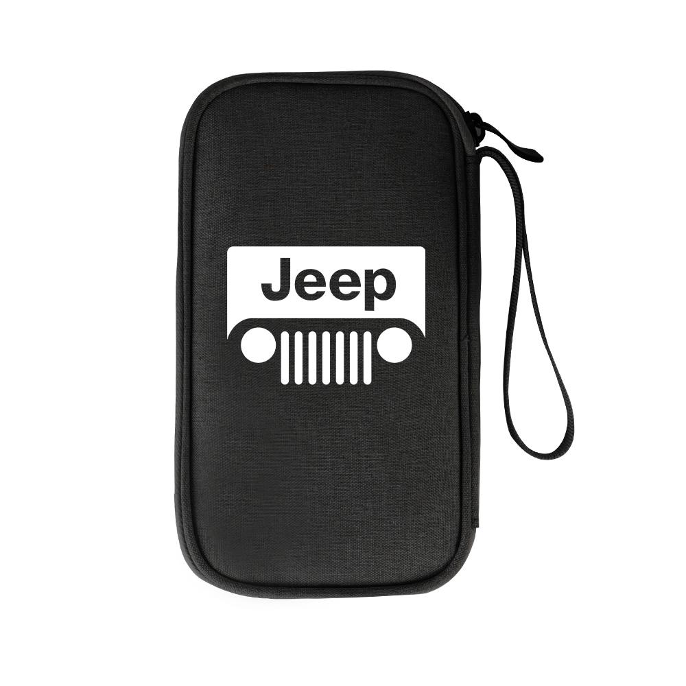 Multifunction Car Storage Bag Key Case USB Organizer Stowing Tidying Acceccories For Jeep JPB Renegade Wrangler Compass Cherokee