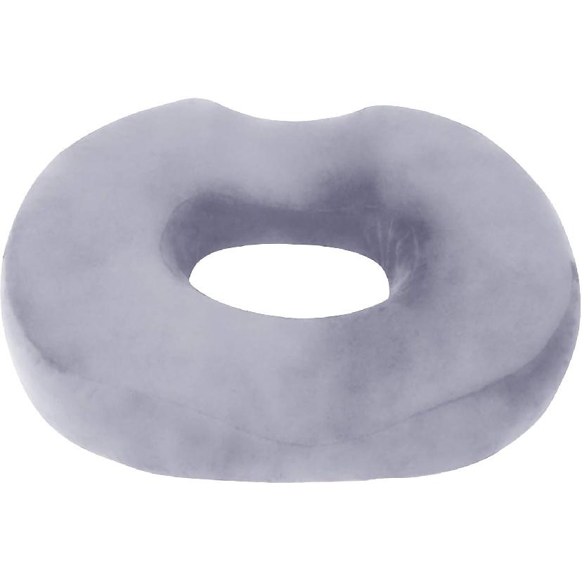 Donut Pillow Seat Cushion Orthopedic Design| Tailbone & Coccyx Memory Foam Pillow | Relieve Pain and Pressure for Hemorrhoid, Pregnancy Post Natal,