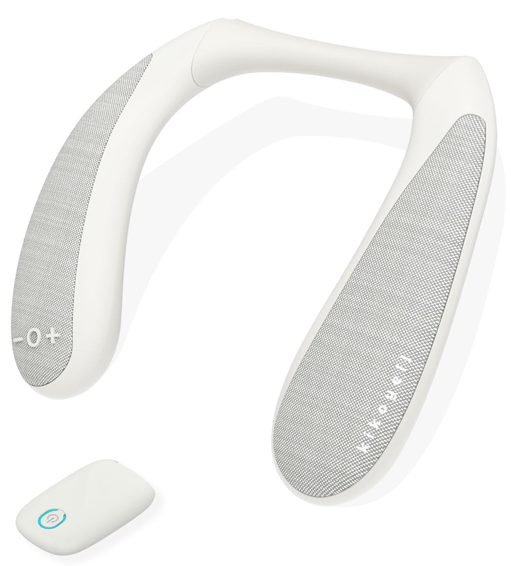 

kikoyell ТВ-динамик, шейный динамик для чистого звука, подходит для пожилых и пожилых людей, с передатчиком, инфракрасная связь, беспроводной, носимый,