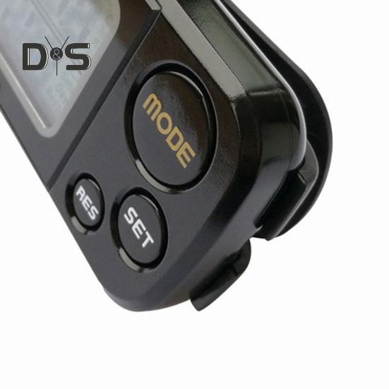 Walking 3D Pedometer with Clip And Lanyard 30 Days Memory Simple Step Counter with LCD Display Accurate Activities Fitness Tracker for Men Women