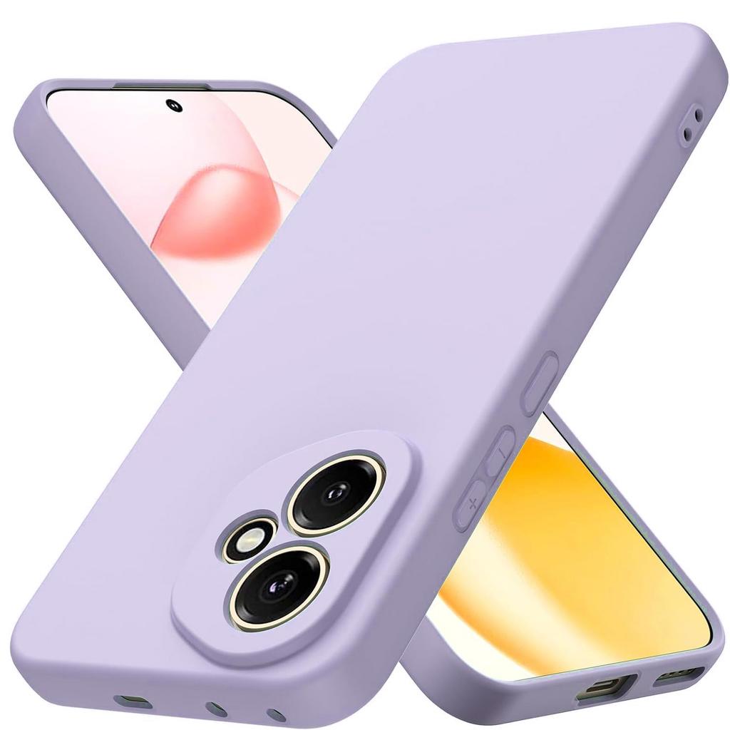 Soft Liquid Silicone Phone Case Anti-Knock Cover For Honor 400 / 400 Pro