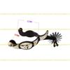 A1A2 Metal Horse Spur Western Cowboy Spur Mens Roping Spur with Gear Enduring