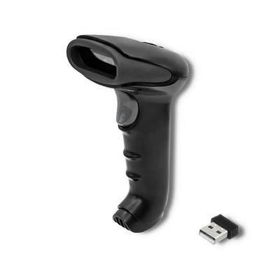 Qoltec 1D Barcode Scanner | CCD Matrix | USB | White
