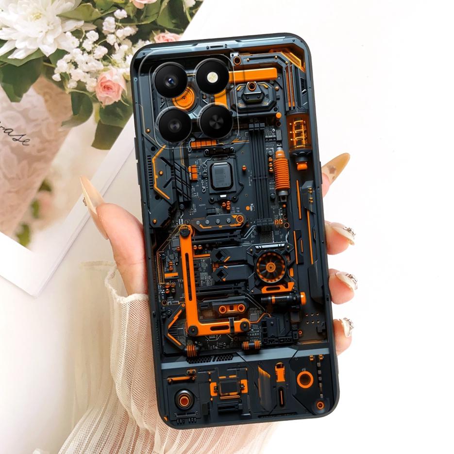 Etui For Honor 400 Smart 5G LGN-NX1 Urocze Śmieszne Kreskówkowe Pokrowiec Odporne na Wstrząsy Etui na Telefon Dla Honor X7d 4G HonorX7d 5G Miękkie Pokrowce Torby
