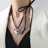Heart Pendant Necklace Jewelry Simple Fashion Chunky Choker for Graduation, Birthday
