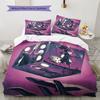Lostinrandom Pattern Bedding Quilt Set Quilt Cover Pillowcase Home Decoration Birthday Gift (1 * Duvet Cover + 2 * Pillowcase, Without Core)