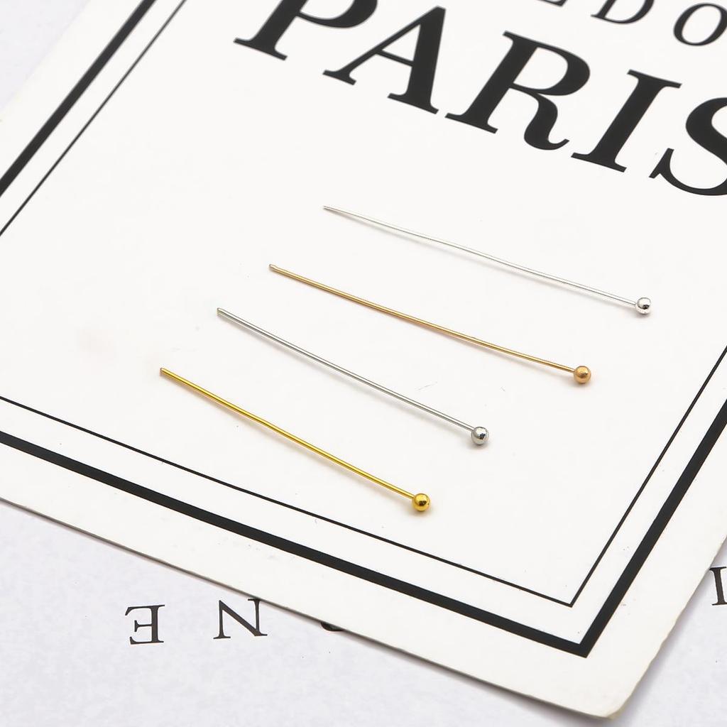 200Pcs/bag Head Pin Ball Needles Supplies for Jewelry Making DIYAccessories Necklace Bracelet Earring