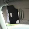 Car Mounted Card Holder Voucher Storage Box Car Refueling High-Speed Card Slot Card Stand Auto Sunshade Storage Cardholder