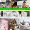 1000/100pcs Self-Adhesive Clear Door Stop Rubber Damper Buffer Cabinet Bumpers Silicone Furniture Dots Cushion Protective Pads