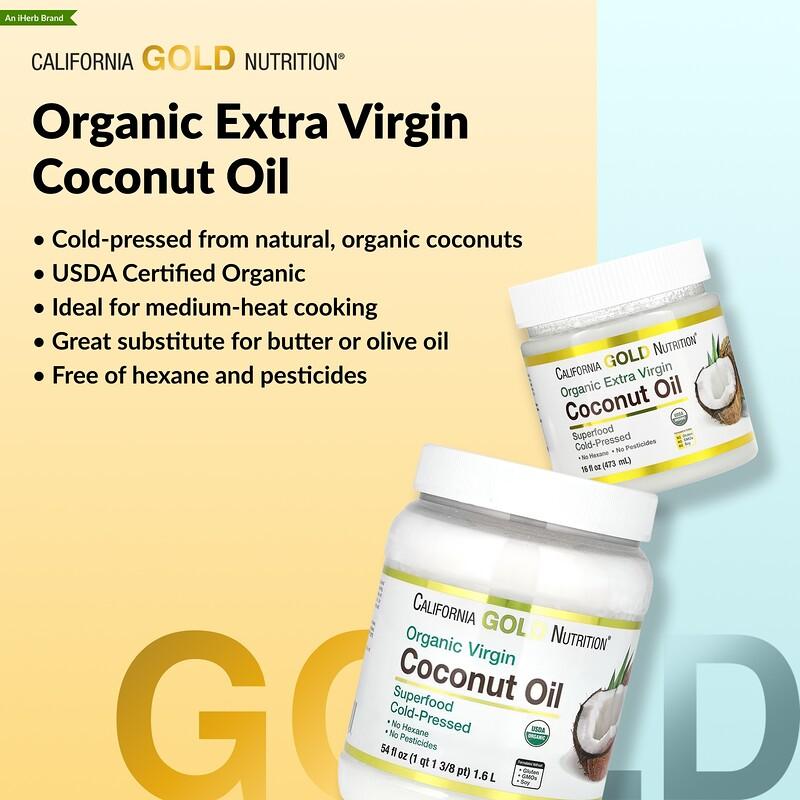 Superfoods, Cold Pressed Organic Virgin Coconut Oil, 16 fl oz (473 ml)