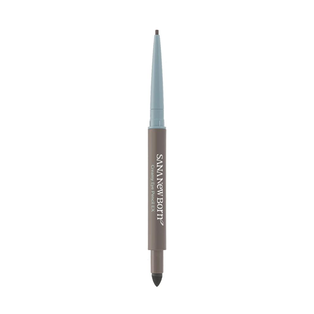 New Born Creamy Eye Pencil EX 04 (Ash Gray) 1 Piece (x 1)