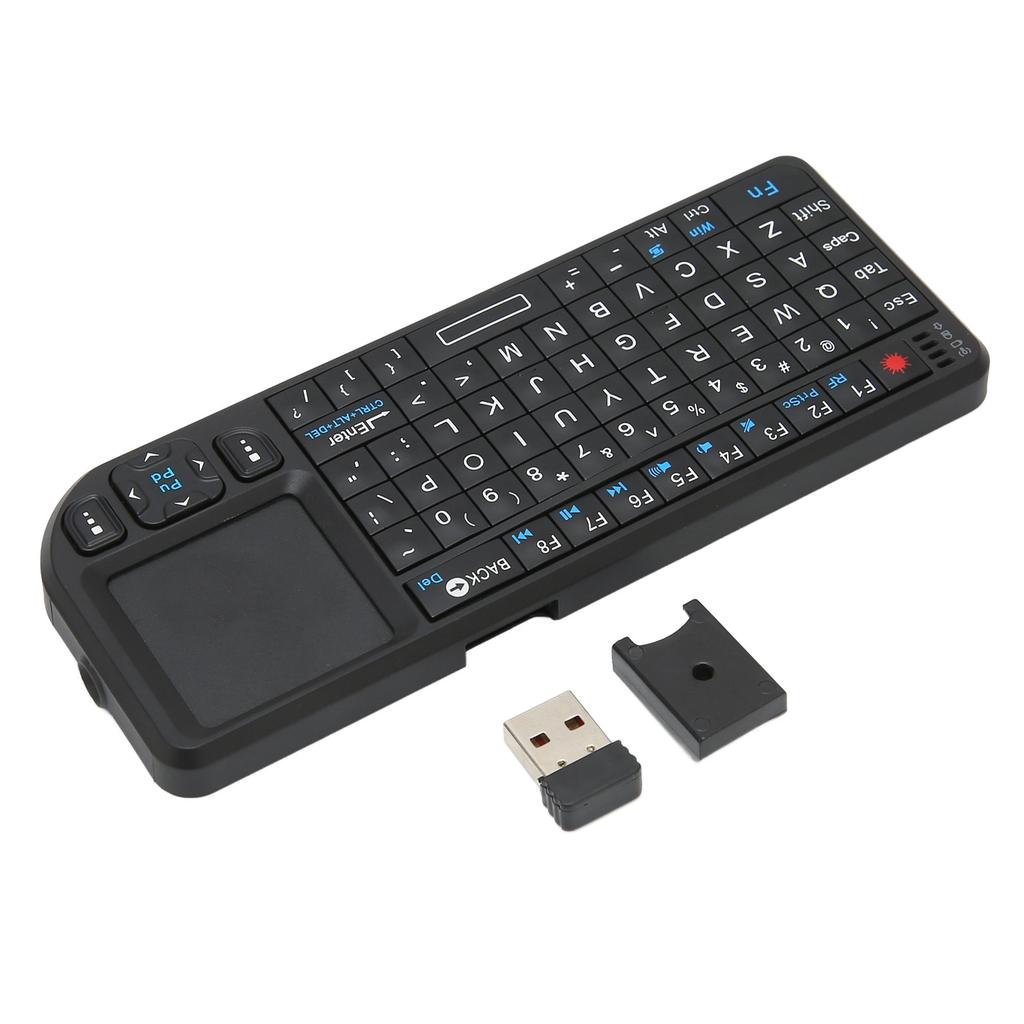 Mini Keyboard 2.4G Wireless Backlit Integrated Design Inbuilt Rechargeable Battery Wireless