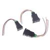 Durable For Dc 12V Front /Rear Fog Light Push Switch With 4 Wire Button For Car Boat Automotive Rv Black