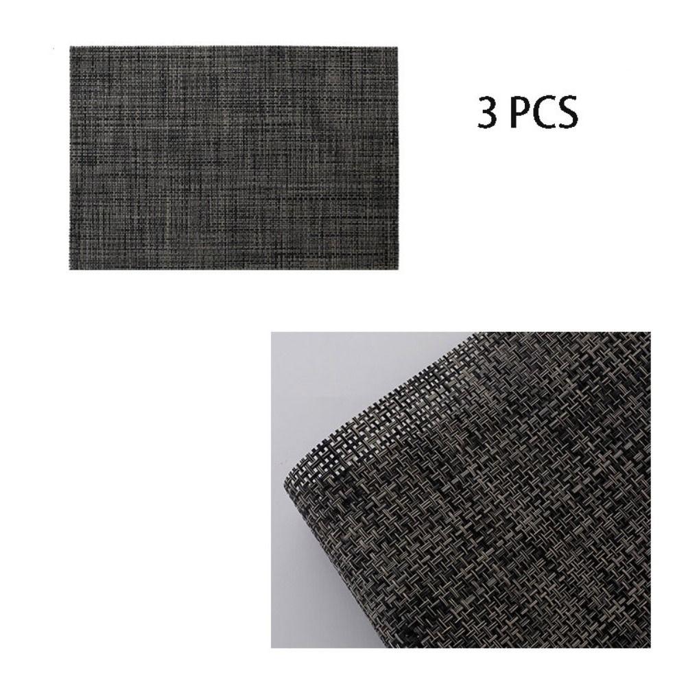 

3 шт. водонепроницаемый кухонный коврик для столовых приборов, экологически чистые коврики для еды, коврики для комнаты