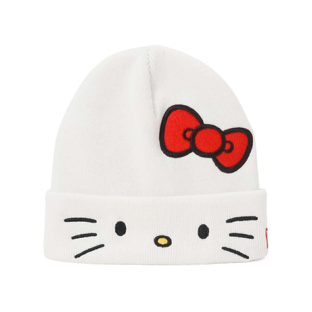 New Era Kids Knit Cap Hello Kitty Collaboration Kitty White FREE KIDS CUFF KNIT KITTY FACE WHI 14348588 NER36K8599