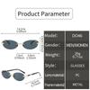 6PACK Y2K Trendy Girl Frameless Sunglasses Retro Oval Sunglasses Der Fashion Sunglasses for Men And Women