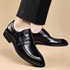 Fashion New Fashion Men Walking Shoes Classic Men Leather Oxfords Shoes Casual Lace-up Flats Business Wedding Dress Shoes Big Size 36-50