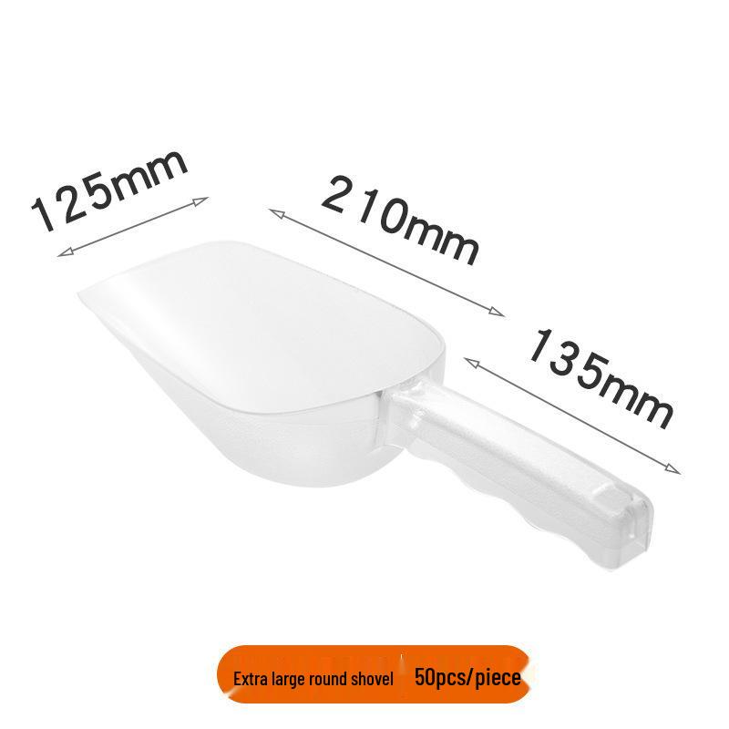 Thickened Plastic Multi-purpose Food Scoop for Ice, Popcorn, Flour, Rice, Feed, Dried Fruit, Tea, and Sugar.