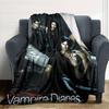 1pc The Vampire Diaries4 Blanket, Gift, for Men and Women, Soft Blanket, Good for Sofa Bed Couch Travel, Lightweight Flannel Blanket